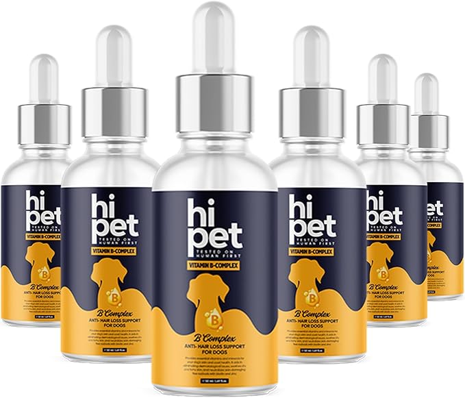 Vitamin B Complex for Dogs Supports Metabolism and Increases Energy Levels 1.7 Fl Oz (Pack of 6)