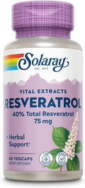 Solaray Resveratrol Supplement 75 mg 60 Count