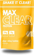 Max Clear Protein | 24g Protein | Clear Whey Isolate | Promotes Muscle Growth Strength and Recovery (Mango)