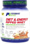 Performance Inspired Diet &amp Energy Whey Protein – 25G Clean Protein – L-Carnitine &amp Leucine – Digestive Enzymes – Green Tea Extract – Gluten-Free – 1g Sugar – Vanilla Latte – 2.4 lb