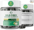 M inch Fiber Gummies for Adults Women Men Sugar Free - Fiber Supplement Support Digestive Gut &amp No Bloating* - 7g High Fiber per Serving Daily &amp Soluble 3 Pack Apple Flavor Vegan Non GMO
