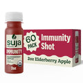 Suja Organic Immunity Elderberry Shot (60 Pack) with Turmeric and Ginger | Immunity Boost &amp Support | Functional Shots | Cold-Pressed Juice with Live Probiotics | Plant-Based &amp Gluten-Free
