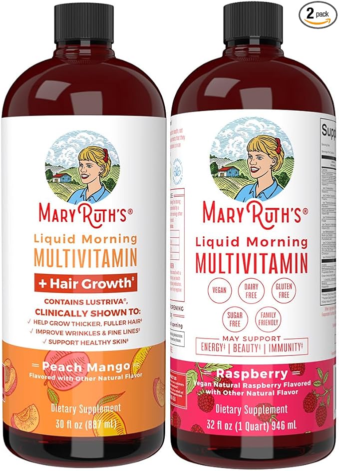 MaryRuth Organics Morning Multivitamin Hair Growth Bundle
