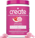 Create Creatine Monohydrate Gummies for Men &amp Women Boost Focus Strength and Endurance Anti-Melting Formula Vegan Gluten-Free Non-GMO 1.5g of Creatine per Gummy (Watermelon)