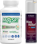 Jigsaw Health Magnesium Bundle | MagSRT 240 Tablets and MagRelief 5 Ounces (Lotion)