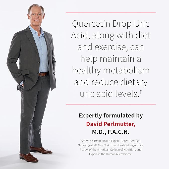 Garden of Life Quercetin Probiotic &amp Uric Acid Support with Tart Cherry Vitamin C from Organic Acerola and Rose HIPS Plus Luteolin – Dr Formulated – Gluten Free and Non GMO – 60 Tablets