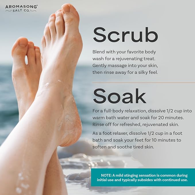Aromasong Ultimate Magnesium Bundle: 3lb Dead Sea Magnesium Flakes + 100% Pure Dead Sea Magnesium Oil Spray for Relaxation and Wellness