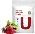Unleash’d Organic Beet Root Powder 16oz – Raw Non-GMO Superfood Natural Nitric Oxide Booster for Energy Stamina &amp Circulation Support