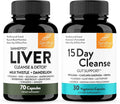 Sandhu's Liver Cleanse Detox &amp 15 Day Gut Cleanse Support Supplement for Women &amp Men | Supports Liver Gut &amp Digestive Health