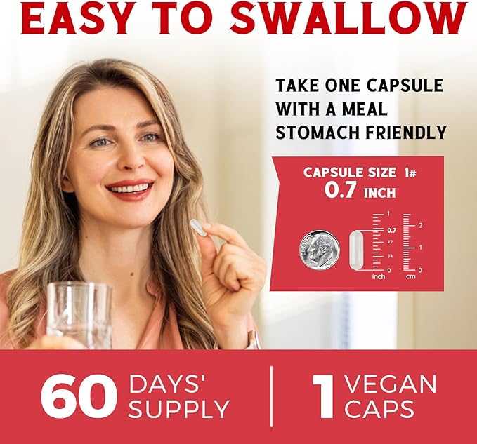 Iron Supplement for Women &amp Men with Vitamins C B6 B12 &amp Folate + Iron Supplement 65mg Carbonyl Iron with 250mg Vitamin C