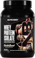 NutraBio 100% Whey Protein Isolate Protein Powder 25g Protein with Complete Amino Acid Profile Non-GMO Soy &amp Gluten Free Low Carb Low Calorie Whey Protein Powder Chocolate Coconut 2 Lbs