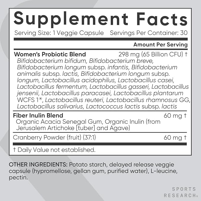 Sports Research® Beauty from Within Pack - Biotin 10000mcg with Organic Coconut Oil + Daily Women's Probiotics 65 Billion CFU