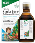 Floradix Kinder Love Children's Multivitamin - Herbal Supplement - Liquid Multivitamin for Kids - Vitamins A C D &amp E Calcium &amp More - Vegetarian Non-GMO Gluten-Free - 8.5 fl oz