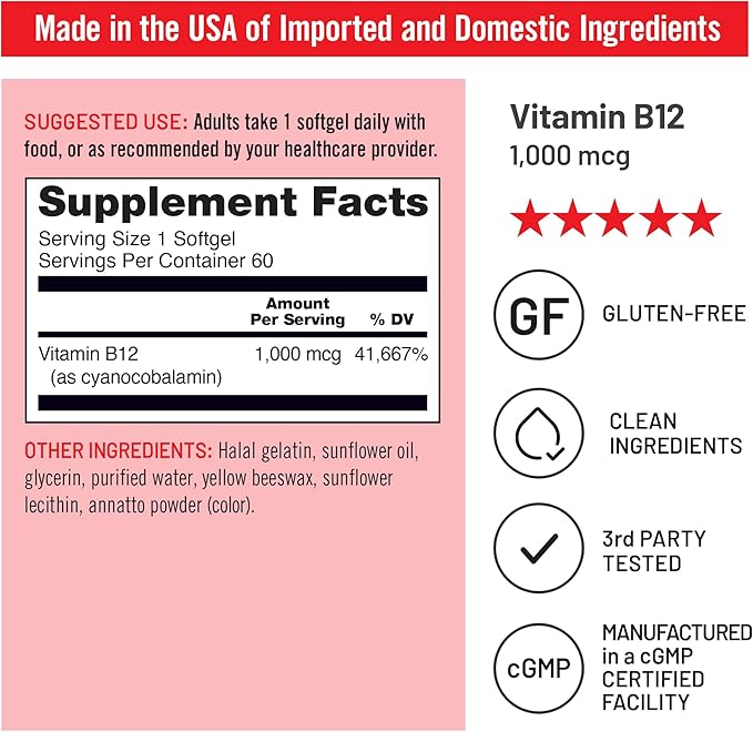 NatureWise [1 Vegan Vitamin D3 5000IU + K2 Organic Olive Oil - 60 Softgels[60-Day Supply] + [1] Vitamin B12 1000 mcg - Gluten-Free Non-GMO - 60 Softgels[60-Day Supply]