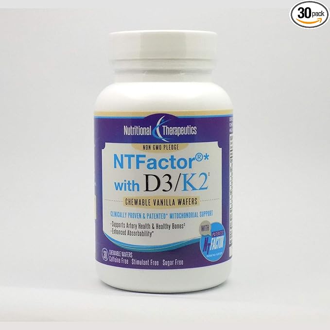 Nutritional Therapeutics D3/K2 with NT Factor Vanilla 30 Wafers
