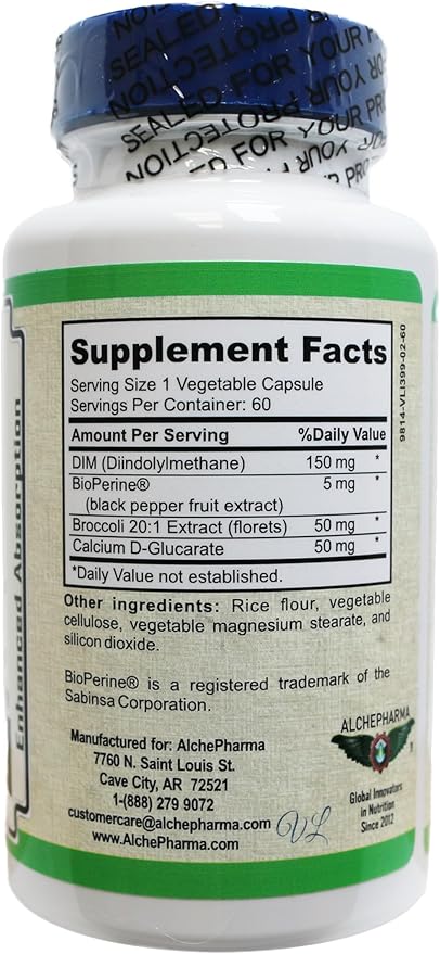DIM-CDG Complex Professional Diindolylmethane Calcium D-Glucarate Formula