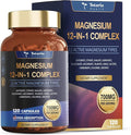 Totaria Magnesium Complex 700mg 12 in 1 Magnesium Supplement with Glycinate Citrate Malate Oxide Taurate Aspartate Orotate Magnesium RelaxationMuscleHeart Support Vegan 120 Capsules