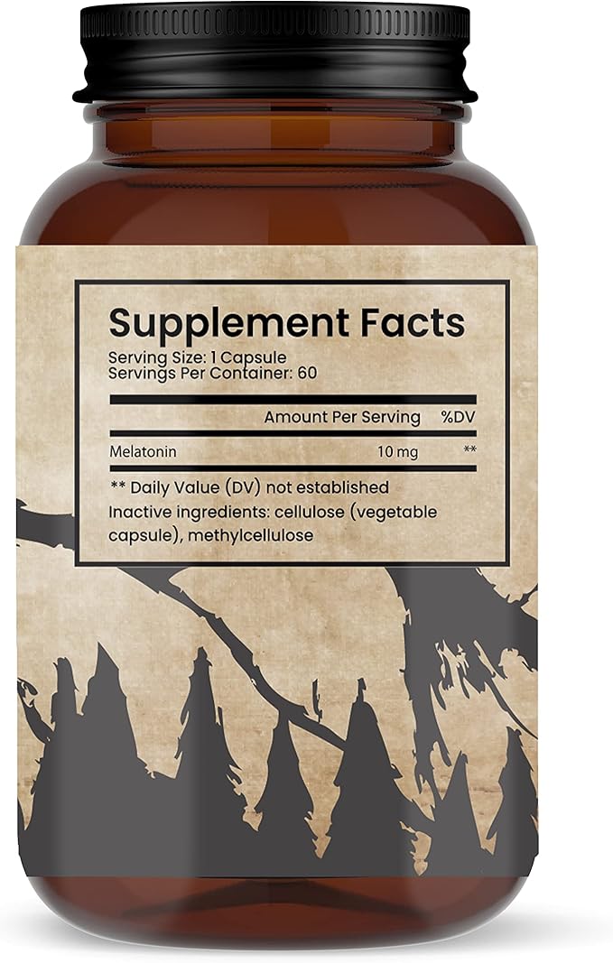 MELATONIN 10MG Supplements 60 Capsules