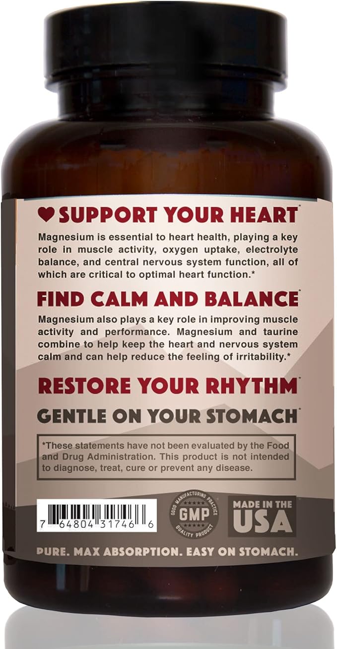 Natural Rhythm Magnesium Taurate 120 Capsules + B-CALMplex 90 Capsules Bundle