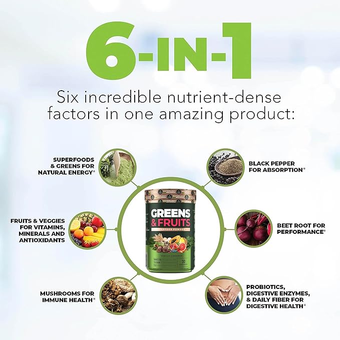 Nutrology TRIPACT Protein Powder 7-in-1 Meal Replacement Shake Superberry (40 Servings) Greens &amp Fruits Powder-Naturally Sourced Superfood Vanilla Cinnamon (30 Servings)