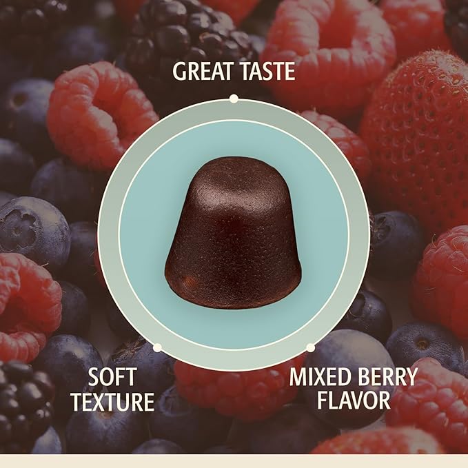 Regenerative Fermented KSM-66 Ashwagandha Vegan Gummies with Acti Veda™ Mixed Berry (600mg 25 Servings) Up to 150% More Effective Than KSM-66 Alone