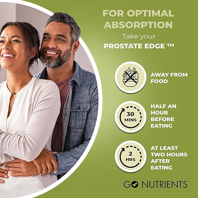 Go Nutrients Liquid Vitamin D3 with K2 (MK-7) Drops &amp Prostate Edge Prostate Supplement for Men with Pygeum and Saw Palmetto Extract Vitamin D3 and K2 Liquid Vitamin Drops That Help Emotional Stat