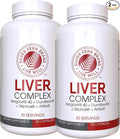 Silver Fern Brand Liver Complex Supplement (2 Pack) – with Milk Thistle Beet Root Bergavit® &amp Artichoke Extract – Daily Liver Support – 90 Vegetarian Capsules