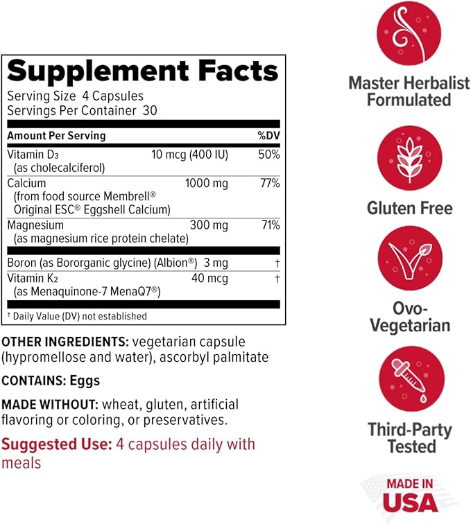 Redd Remedies Bone Health Advanced 120 Capsules and UT Soothe wih Probiotics 60 Capsules