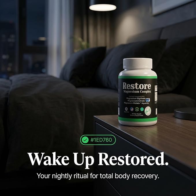 Restore Magnesium Complex Glycinate Citrate Malate with Aquamin