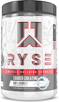 RYSE Loaded Creatine for Men &amp Women - Unflavored - Muscle Building Formula with 3 Forms of Electrolytes Betaine Anhydrous and Peak ATP - Strength Power &amp Endurance Support - 30 Servings