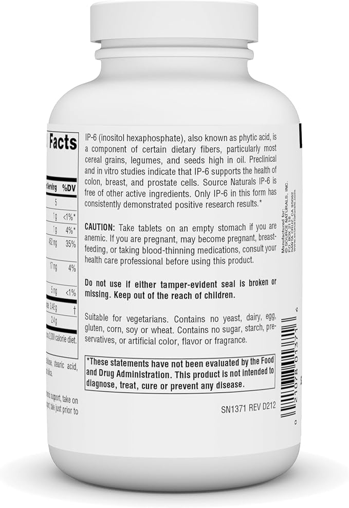 Source Naturals IP-6 Tablet 180 Count