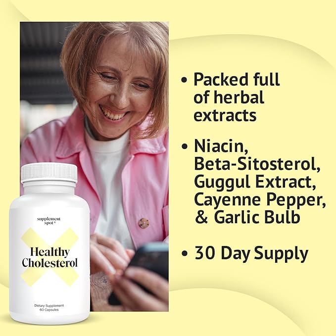 Choless Control Supplement – Vitamin B3 Beta Sitosterol Niacin &amp Cayenne Pepper – Choless Supplements (60 Capsules)