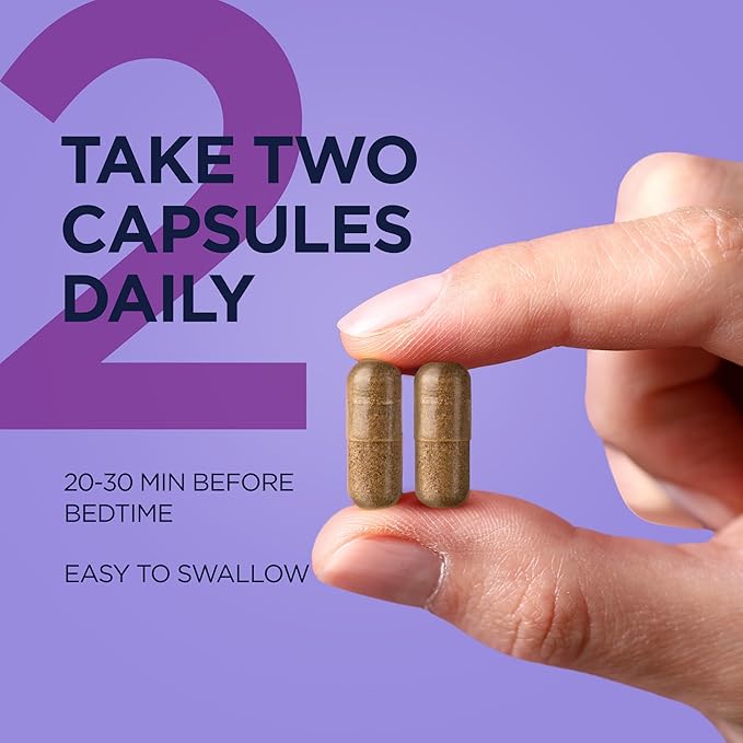 Nighttime Fat Burner with Melatonin - Appetite Suppressant for Weight Loss - Night time Fat Burner for Women Supporting Sleep &amp Relaxation - Weight Loss Diet Pills that Work at Night - 2 Pack