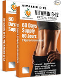 Veru Wellness B12 Patch - Energy Boost (2-Pack) – 120 Days B12 Patch - No Caffeine