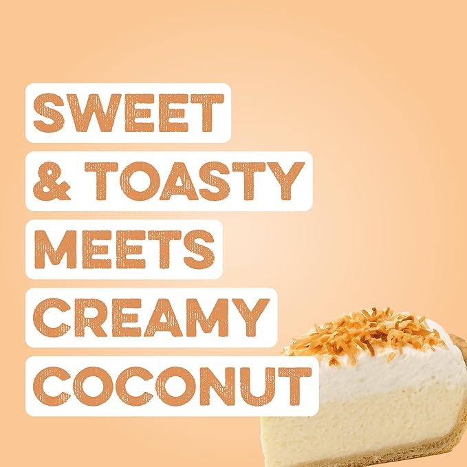 Clean Simple Eats Whey Protein Powder Coconut Cream Flavor Naturally Sweetened 100% Grass Fed Protein Powder with Digestive Enzymes &amp No Artificial Ingredients Gluten Free 30 Servings