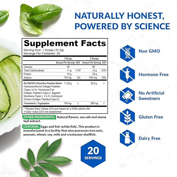 BioTrust Ageless Multi Collagen Peptides Powder – 5 Types (I II III V X) – Vanilla Collagen Powder for Women &amp Men – Hydrolyzed Protein – Grass Fed Beef Fish Chicken Eggshell Membrane