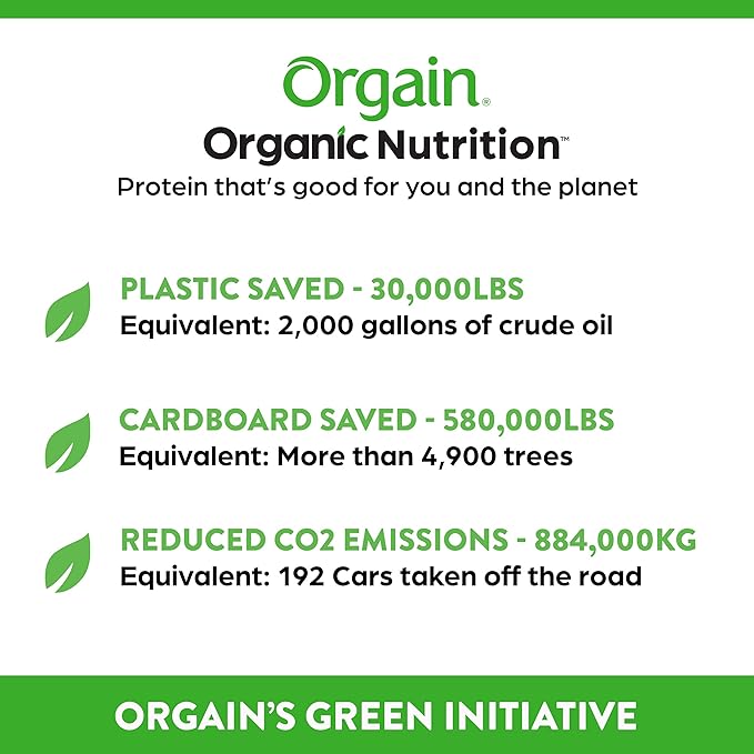 Orgain Organic Vegan Protein Powder (Peanut Butter) and Orgain Organic Greens Powder (Berry) - Plant Based Protein and Superfoods