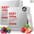 1000mg High-Potency NAD Liquid Supplement Nicotinamide Riboside &amp Resveratrol with PQQ Boosts Cellular Energy Focus &amp Healthy Aging - 2 Pc