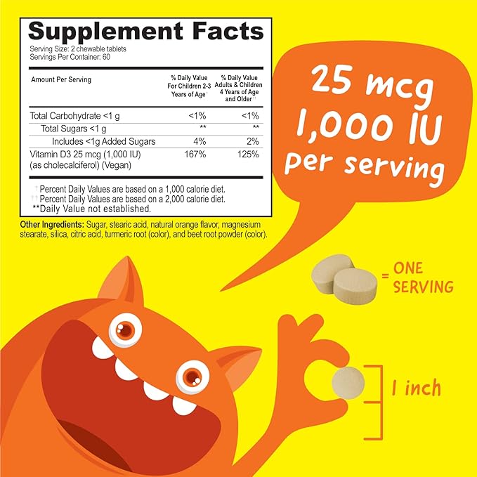 Kids Vitamin B12 Chewables + Vitamin D3 1000 IU Chewables Bundle