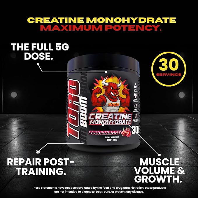 Creatine for Strength &amp Muscle Energy Production 5g per Serving Micronized Powder Pre-Workout Muscle Health Style Supplement for Gym Beginners 30 Servings Made in USA. (Lemon Lime)