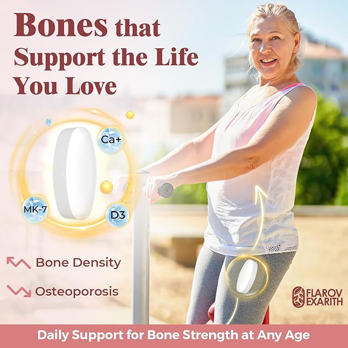 Joint Supplements for Women OsteoCII Renew Triple Strength – Advanced Joint Bone &amp Skin Formula – Collagen Glucosamine Chondroitin Calcium MK-7 Vitamin D3 Hyaluronic Acid 180 Tablets