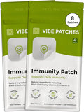 Immunity Patch | Wearable Wellness with Zinc Vitamin C Vitamin D and Black Elderberry | Long Lasting Patch for 10 Hours | Vegan &amp Latex Free | 4 Patches Per Pack 2 Pack