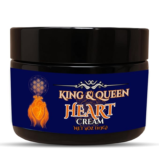 Heart Health &amp Blood Flow Support Cream – CoQ10 L-Arginine Beet Root Hawthorn | Circulation &amp Nitric Oxide | Heart 4 oz – King &amp Queen Wellness