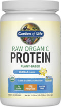 Garden of Life Protein Powder Vegan Protein Powder BCAA Probiotics &amp Digestive Enzymes Gluten &amp Lactose Free Vanilla 1.5 LB