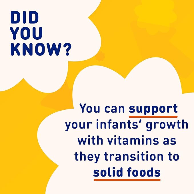 Enfamil Poly-Vi-Sol and Fer-in-Sol Iron Liquid Drop Multivitamin Supplements for Infants and Toddlers 2x50 mL Dropper Bottle
