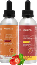Complete 50+ Liposomal Liquid Multivitamin Bundle | Non-GMO | Sugar Free | Gluten Free | 30-Day Supply