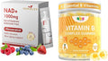 NAD+Liquid Supplement 1000mg with Resveratrol Pure Liquid Packets Vitamin B Complex Gummies for Adult