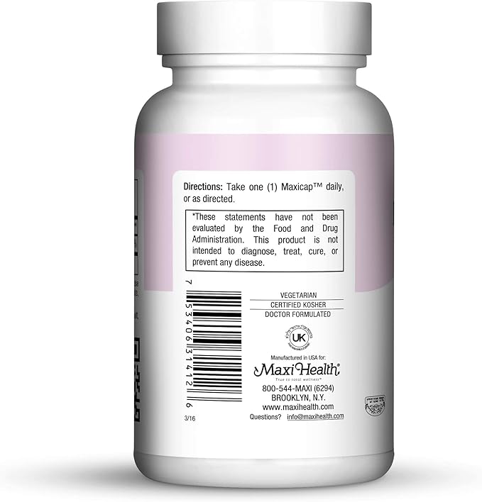 Maxi Health Biotin 5000 mcg – Hair Skin and Nails Vitamins for Women &amp Men – High Potency Vitamin B7 Supplement for Hair Growth Strong Nails &amp Healthy Skin – Kosher Doctor Formulated – 120 C