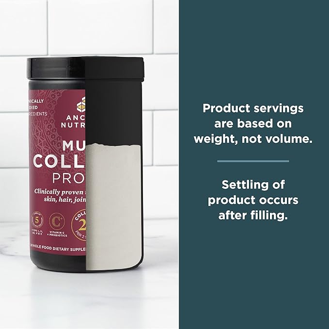 Ancient Nutrition Multi Collagen Protein Powder Unflavored 45 Servings + Multi Collagen Protein Powder Vanilla 45 Servings