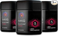MitoQ +Heart Premium CoQ10 Antioxidant - Contains Mitoquinol Mesylate Magnesium L-Carnitine &amp Vitamin D3 - Supports Cardiovascular and Circulatory Health &amp Cell Vitality (180 Capsules)